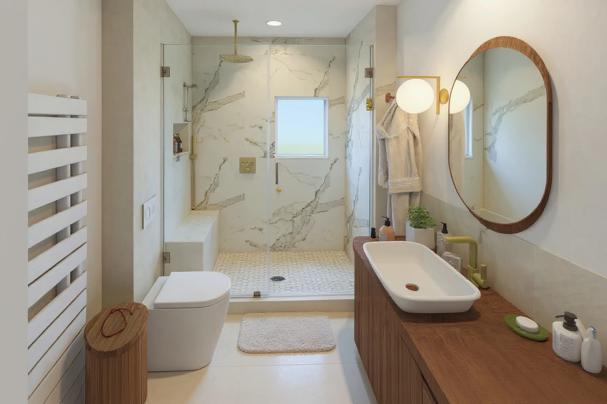 Rénovation de deux salles de bain familiales